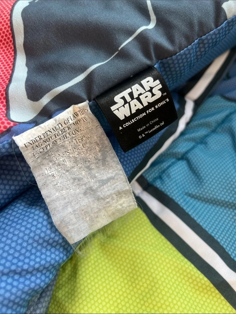 Star Wars Themed Blue Multicolor Bedding Comforter